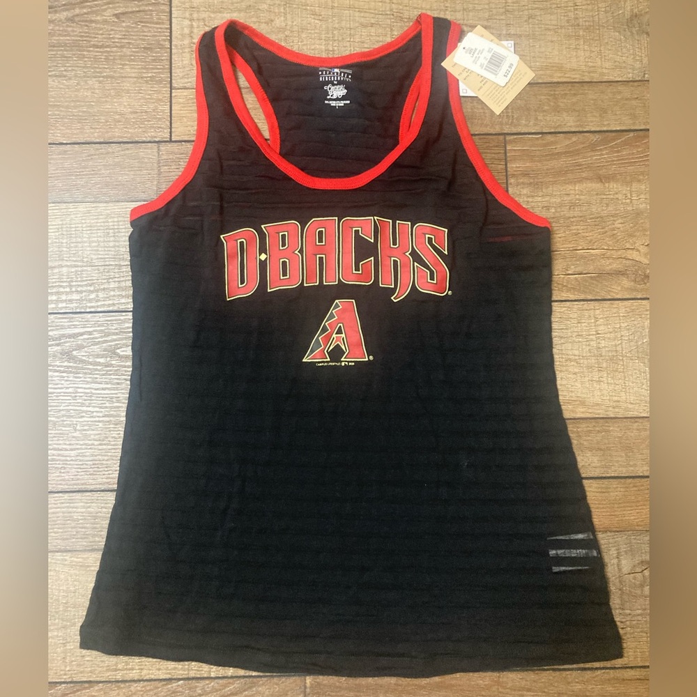 Genuine Merchandise Black and Red D-Backs Tank Top